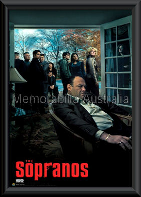 Sopranos Poster Framed