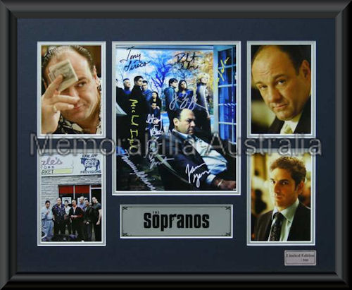 Sopranos LE Photo Montage Framed
