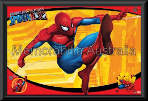Spiderman Mini Poster Framed
