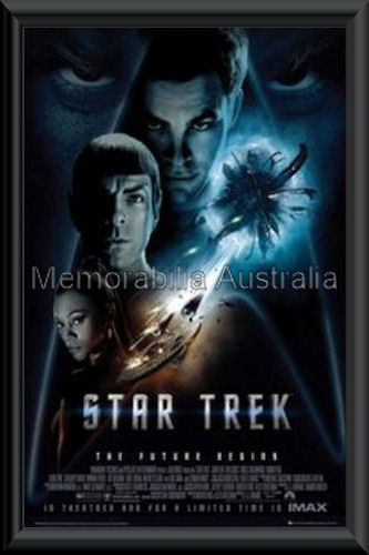 Star Trek Movie Poster Framed