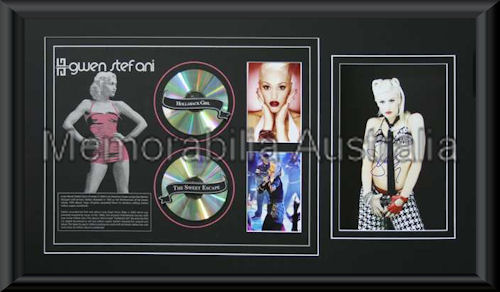 Gwen Stefani LE Montage Framed