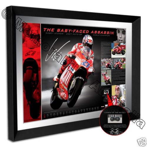 Casey Stoner signed 'Piece of the Action'