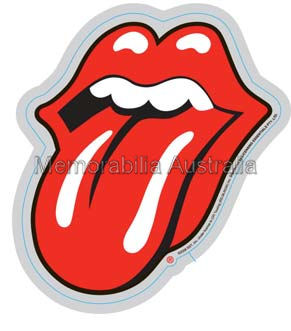 Rolling Stones Glitter Tongue Sticker