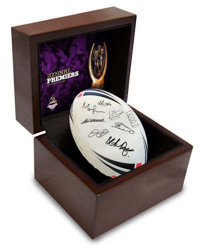 2009 Melbourne Storm NRL Premiership Collectable Ball