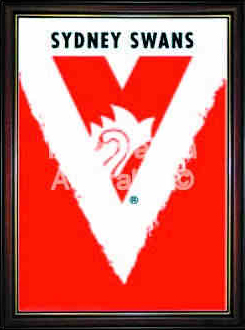 Sydney Swans Framed Logo Poster
