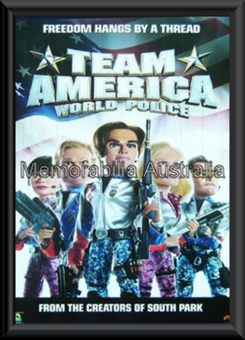 Team America Poster Framed