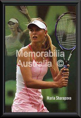 Maria Sharapova Action Poster