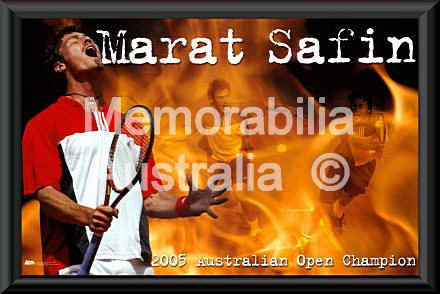 Marat Safin Framed Poster