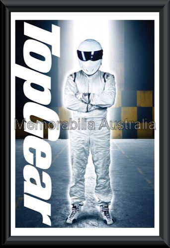 Top Gear Stig Poster Framed