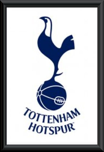 Tottenham Hotspur Crest Poster Framed