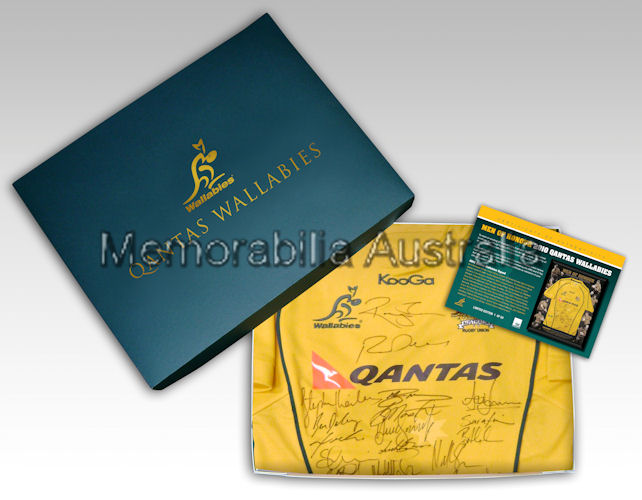 Wallabies 2010 Signed Jersey Boxed