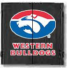 Western Bulldogs Dart Board Cabinet