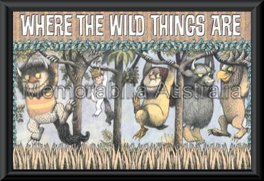Where The Wild Things Are Poster Framed