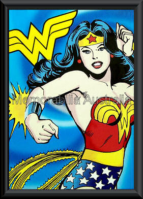Wonder Woman Poster Framed