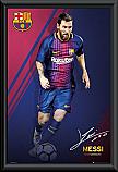 Lionel Messi 2017/18 Poster Framed