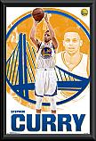 Golden State Warriors Stephen Curry framed poster