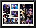 Ed Sheeran ivory Montage Framed