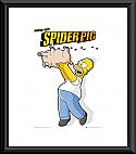 The Simpsons Spiderpig Framed Mini Poster 