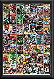DC Comics - Comic Covers Collage Framed Poster