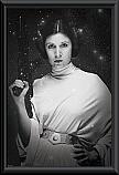 Star Wars Classic Princess Leia Poster Framed 