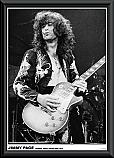 Jimmy Page London 1975 Framed Poster