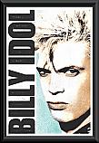 Billy Idol Face Framed Poster