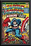 Captain America Madbomb poster framed