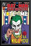 DC Comics - Batman Retro Joker Vote Me Framed Poster