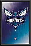 NBA Charlotte Hornets Logo Poster Framed