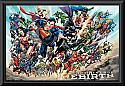 DC Comics - Universe Rebirth Framed Poster