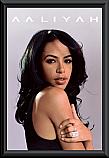Aaliyah Lilac Playboy Poster Framed