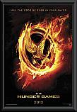The Hunger Games Mockingjay logo framed poster
