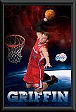NBA LA Clippers Blake Griffin Framed Poster