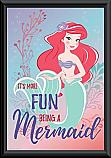 The Little Mermaid More Fun Framed Poster