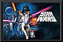 Star Wars Classic A New Hope Zone Poster Framed
