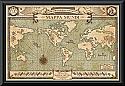 Fantastic Beasts Mappa Mundi Framed Poster