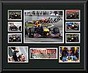 Mark Webber framed Montage