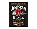 Jim Beam Black Label Tin Sign