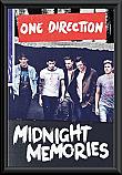 One Direction Midnight Memories Poster Framed
