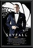 James Bond Skyfall CloseUp Framed Poster
