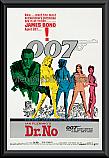 James Bond Dr No poster framed