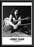 Led Zeppelin - Jimmy Page Framed Poster
