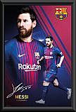 Lionel Messi Collage 2017/18 Poster Framed 