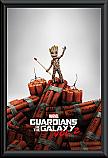 Guardians of the Galaxy 2 Groot Dynamite framed poster