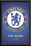 Chelsea FC The Blues Poster Framed