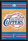 NBA LA Clippers Framed Logo Poster