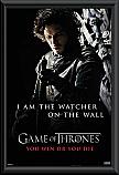 Game of Thrones Jon Snow the Watcher Poster Framed
