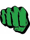 Hulk Fist Icon Magnet