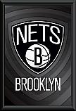 Brooklyn Nets framed logo poster