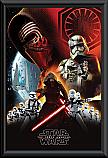 Star Wars The Force Awakens First Order Poster Framed